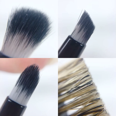 UR GLAM　EYESHADOW BRUSH A/U R GLAM/メイクブラシを使ったクチコミ（4枚目）