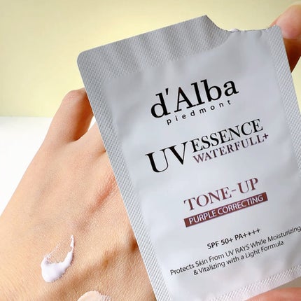 ダルバ ウォータフル トーンアップ サンクリーム(パープル)/ダルバ/日焼け止めクリームを使ったクチコミ(4枚目)