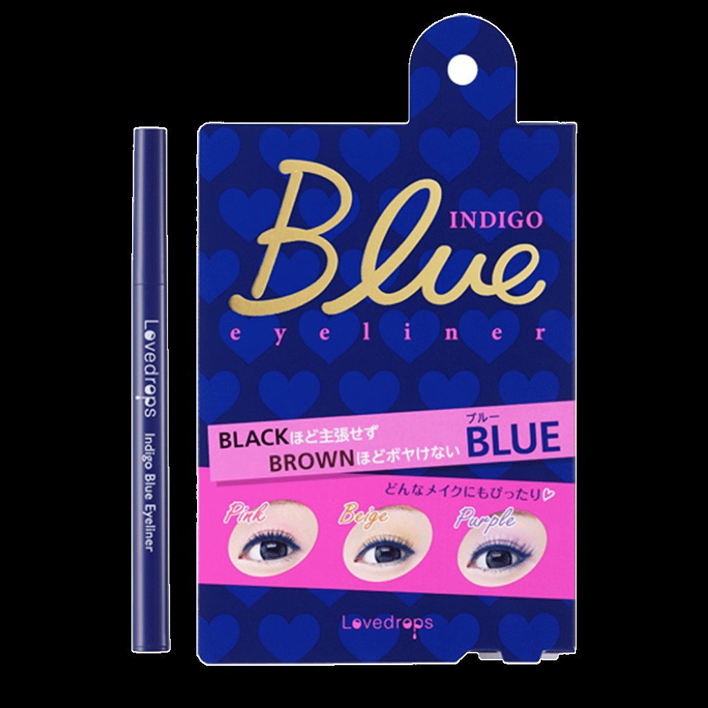 インディゴブルーアイライナー ラブドロップス