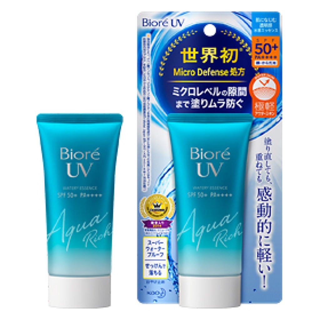 試してみた】ビオレ ビオレUV アクアリッチウォータリー 試してみた】ビオレ ビオレUV アクアリッチウォータリー