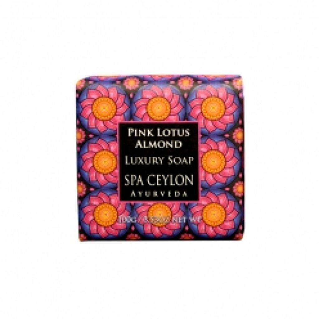 ピンク ロータス アーモンド ラグジュアリー ソープ スパセイロン