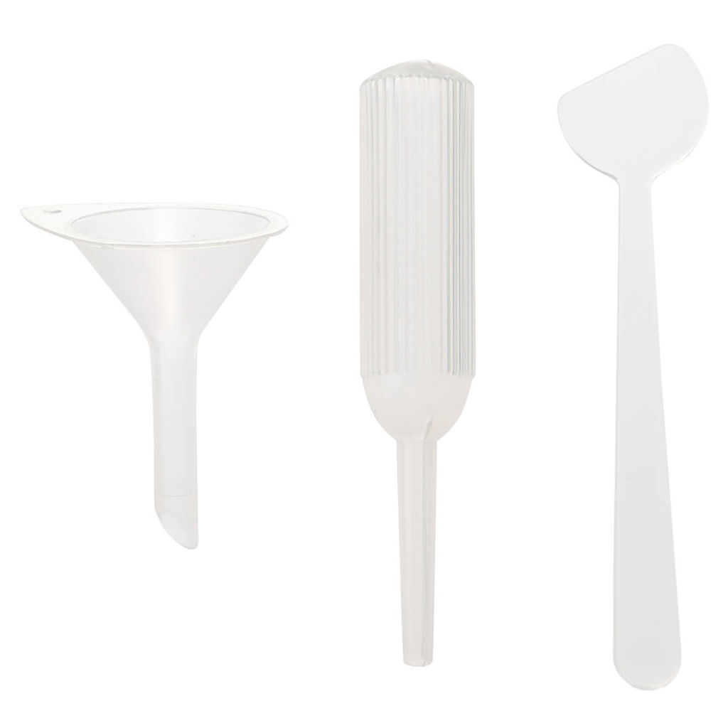 無印良品 ポリプロピレン詰替セット　じょうご・スポイト・ヘラ