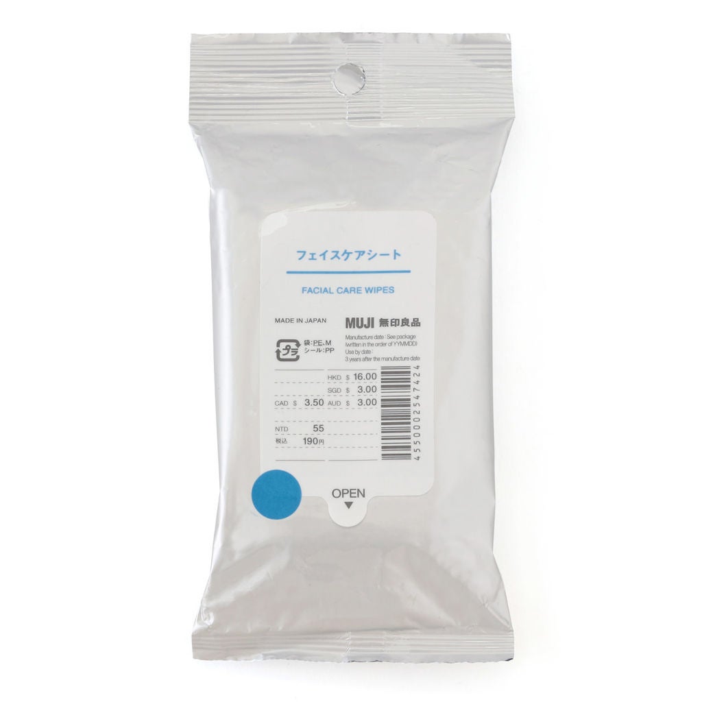 フェイスケアシート 無印良品