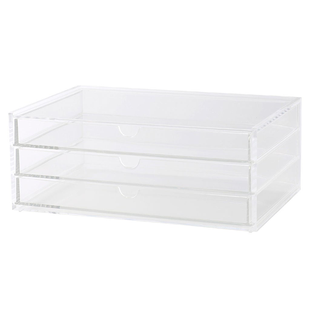 重なるアクリルケース横型3段 無印良品