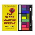 MAKEUP REVOLUTION Pro Looks Eye Shadow Palette - Eat Sleep Makeup Repeat 