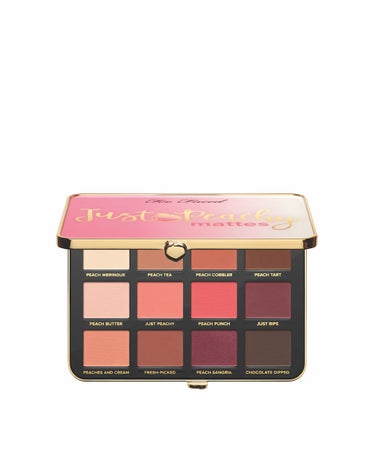 ジャスト ピーチィ ベルベット マット アイシャドウ パレット Too Faced