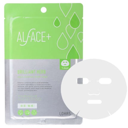 ALFACE+ ブリリアントハーブ アクアモイスチャー シートマスク