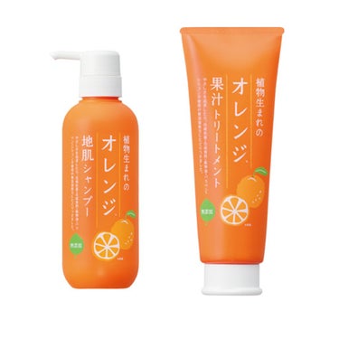 植物生まれのオレンジ地肌シャンプーS／オレンジ果汁トリートメントN 石澤研究所