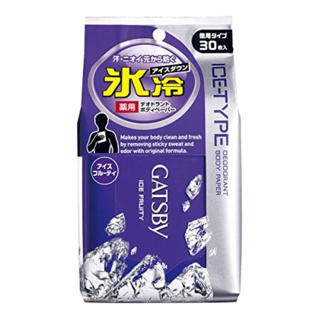 アイスデオドラントボディペーパー アイスフルーティ ギャツビー