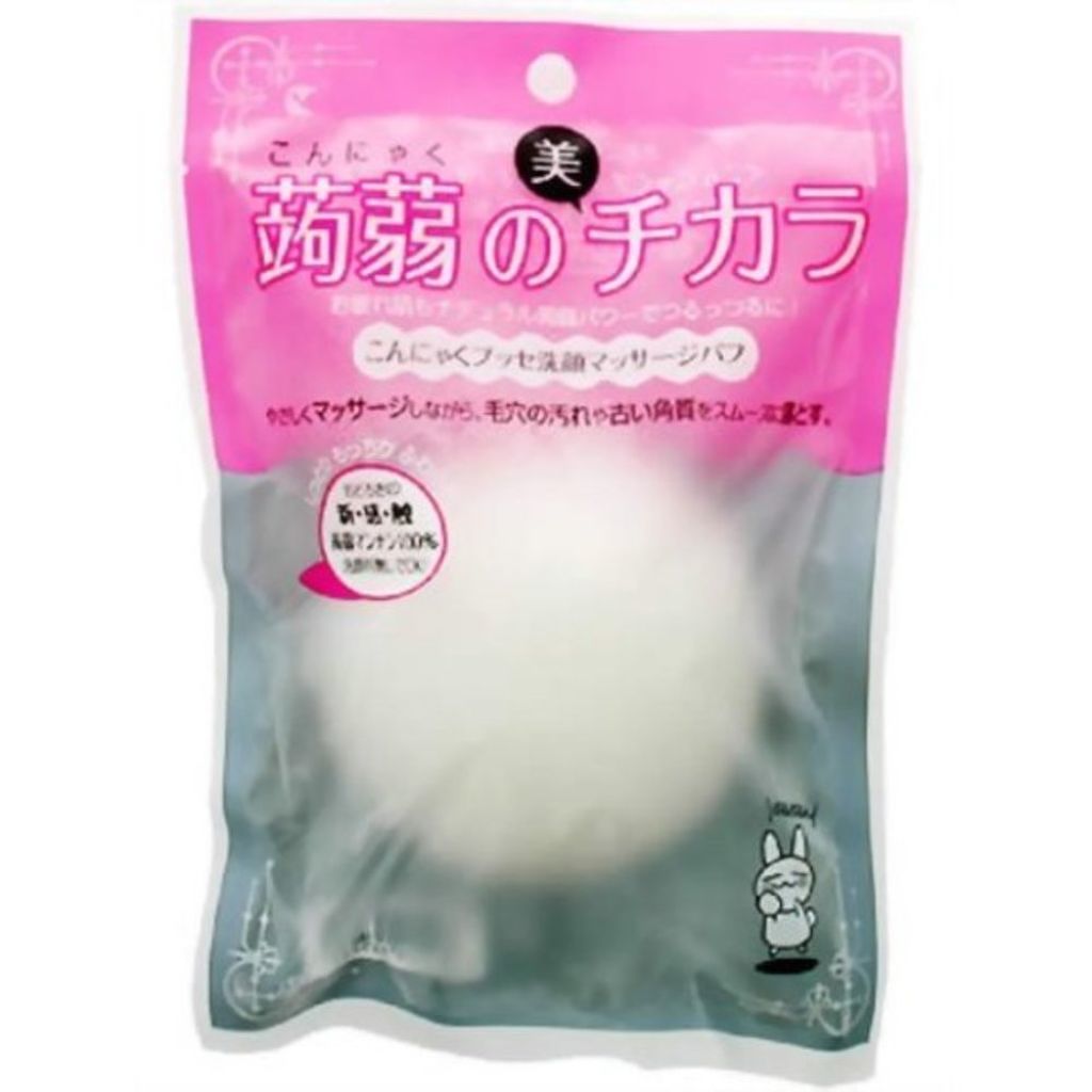 こんにゃくブッセ洗顔マッサージパフ / ラッキートレンディ