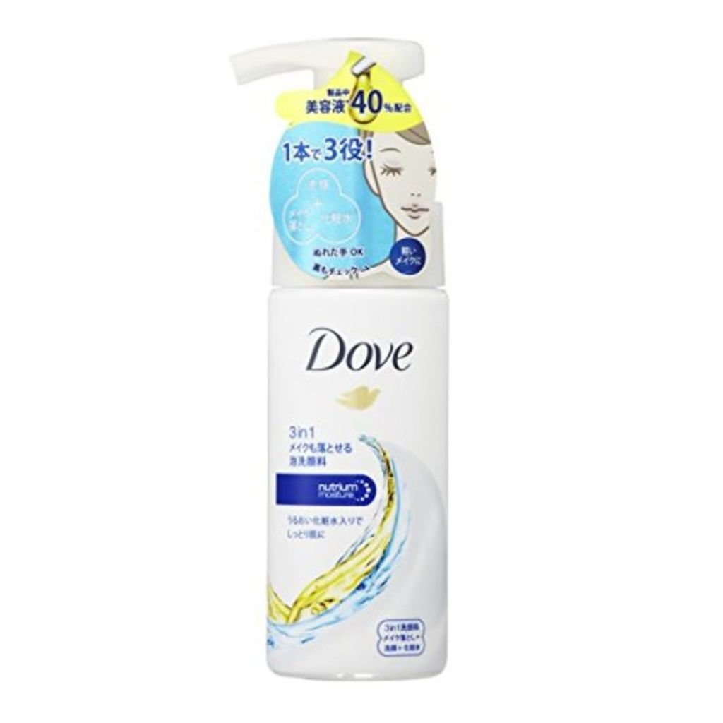 3in 1 メイクも落とせる泡洗顔料 ダヴ