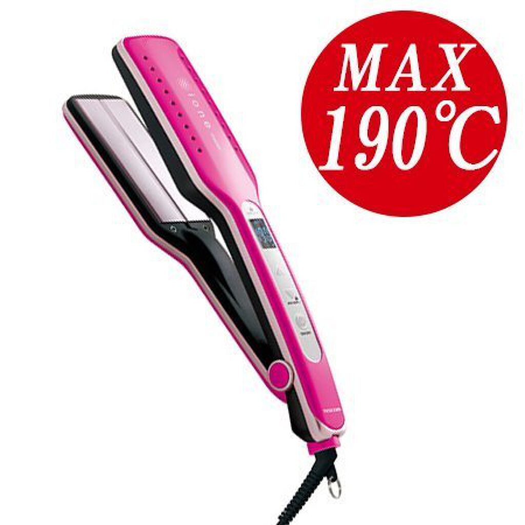 x☆ テスコム ione ヘアアイロン ワイドプレート 試してみた】テスコム テスコム WET&DRY ワイドプレート