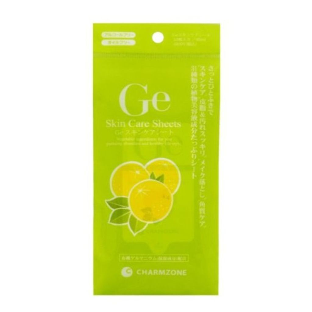 未開封 Ge スキンケアシート シトラスパーフェクトモイスト 300枚 試してみた】Ge スキンケアシート (シトラスの香り)の効果・肌質