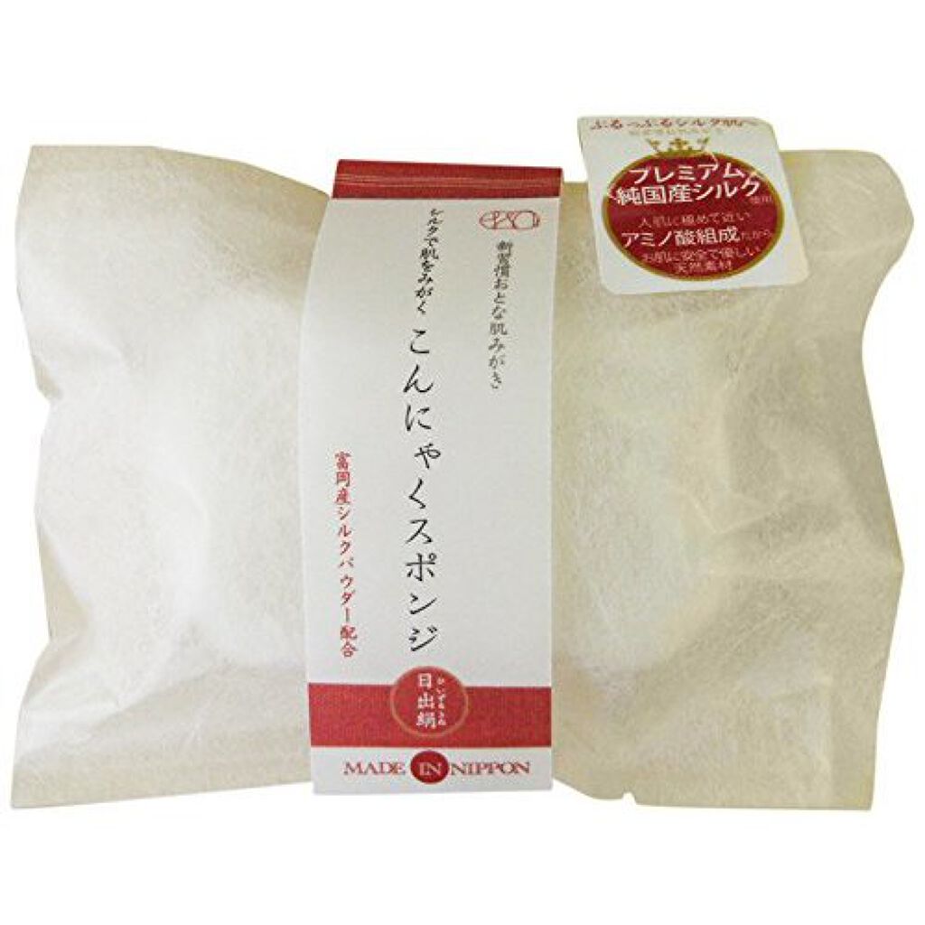 ほんやら堂 シルクのこんにゃくスポンジ