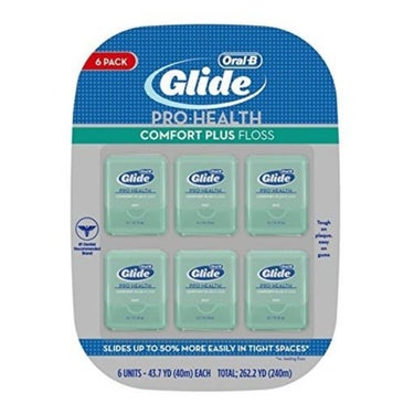 Glide Mint Floss Crest