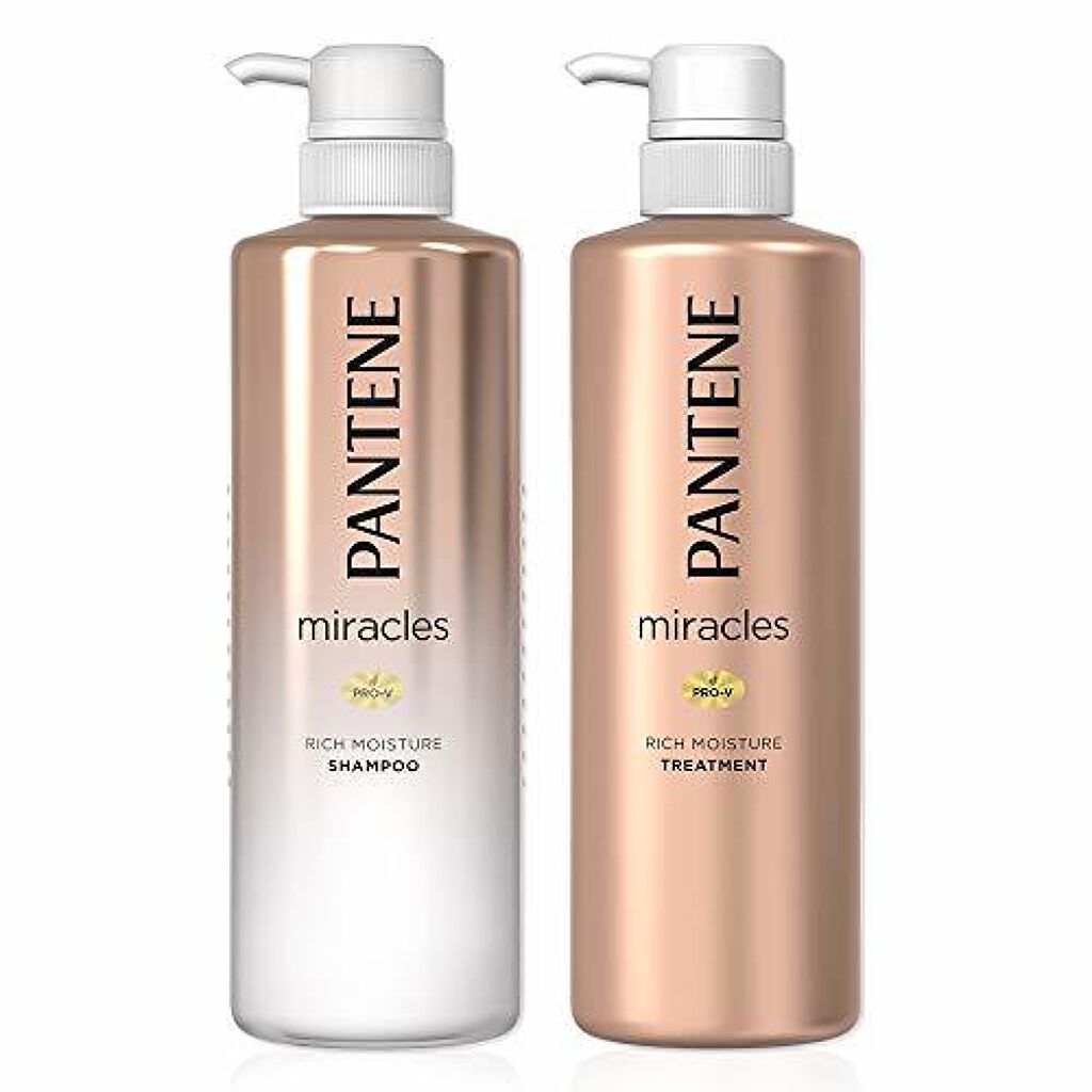 ミラクルズ リッチモイスチャー シャンプー／トリートメント / パンテーン