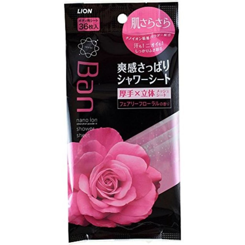 爽感さっぱりシャワーシート(フェアリーフローラルの香り) Ban