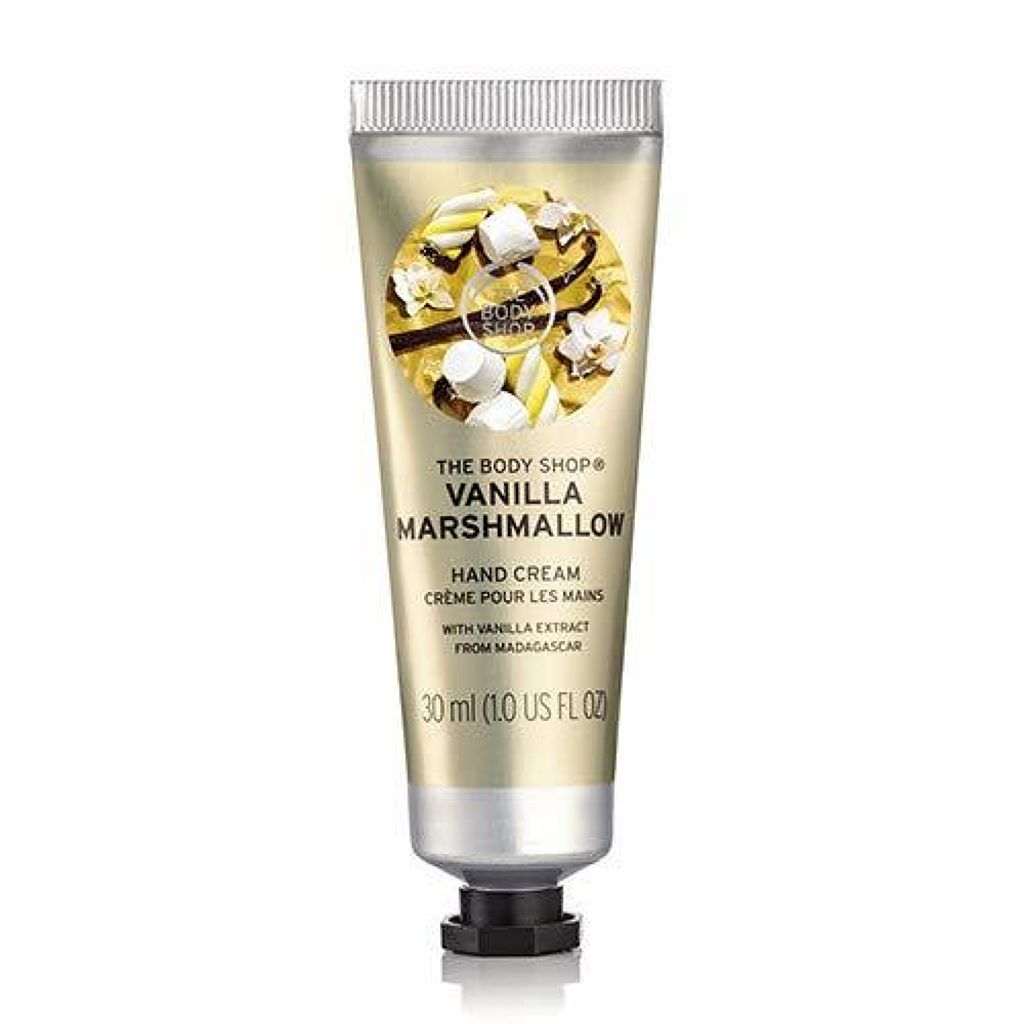 試してみた ハンドクリーム バニラマシュマロ The Body Shop Lips