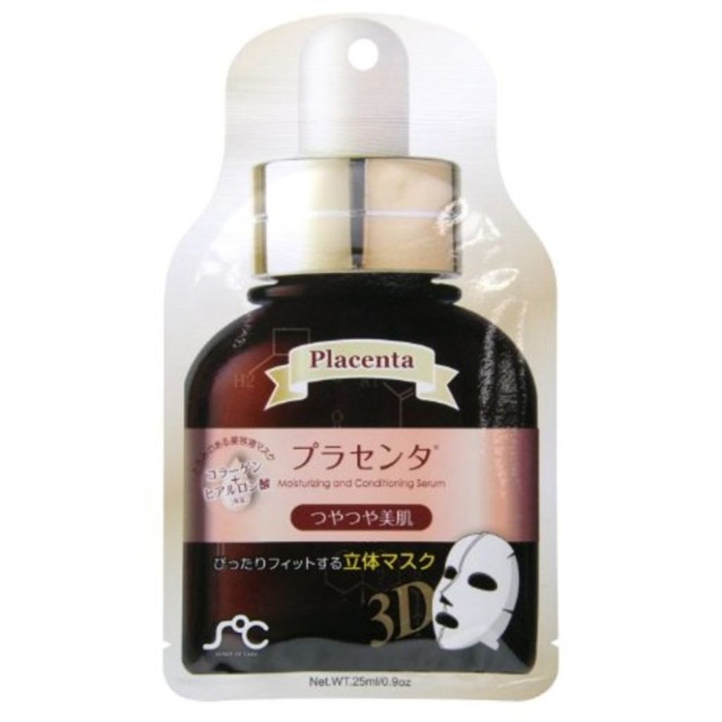 SOC(センスオブケア) 3D美容液フェイスマスク プラセンタ
