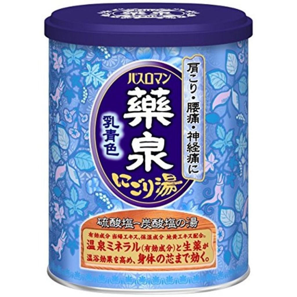 薬泉バスロマン にごり湯 乳青色 バスロマン