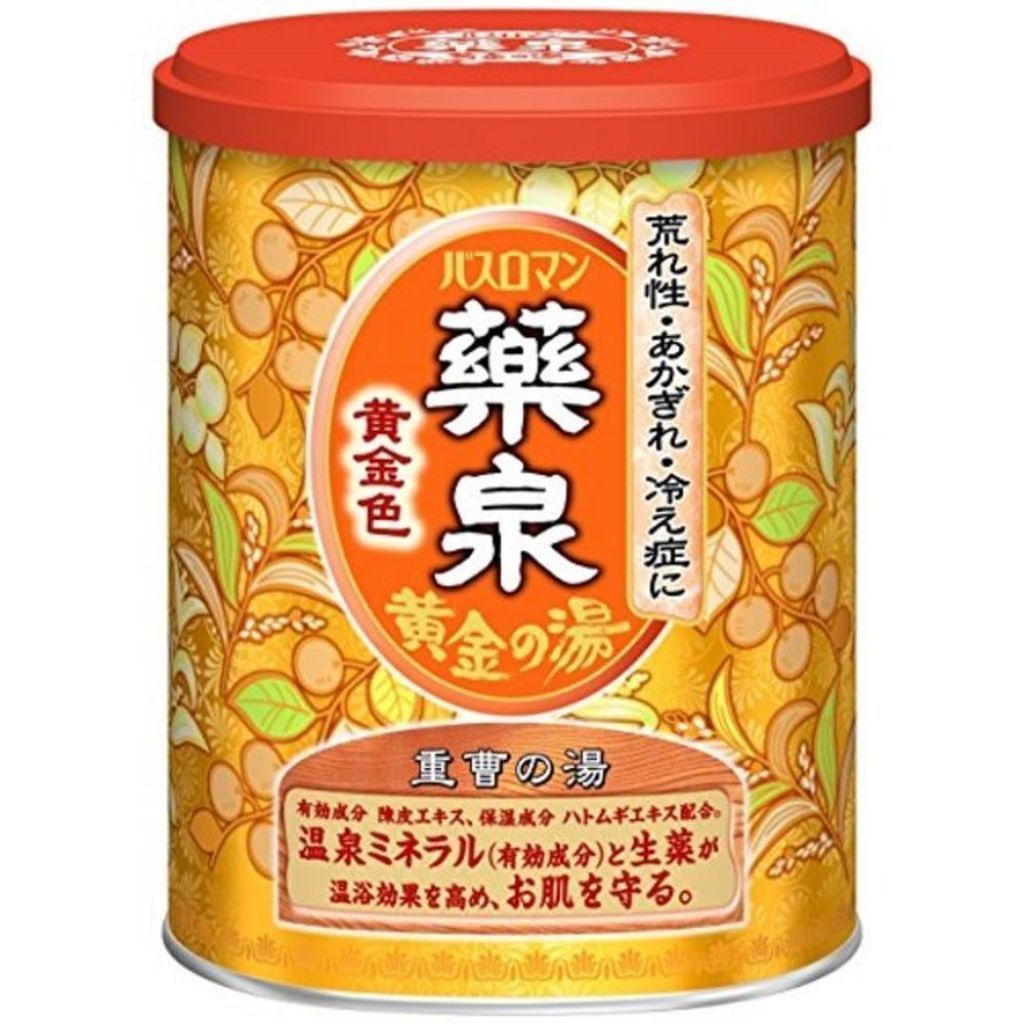 薬泉バスロマン 黄金の湯 黄金色 バスロマン