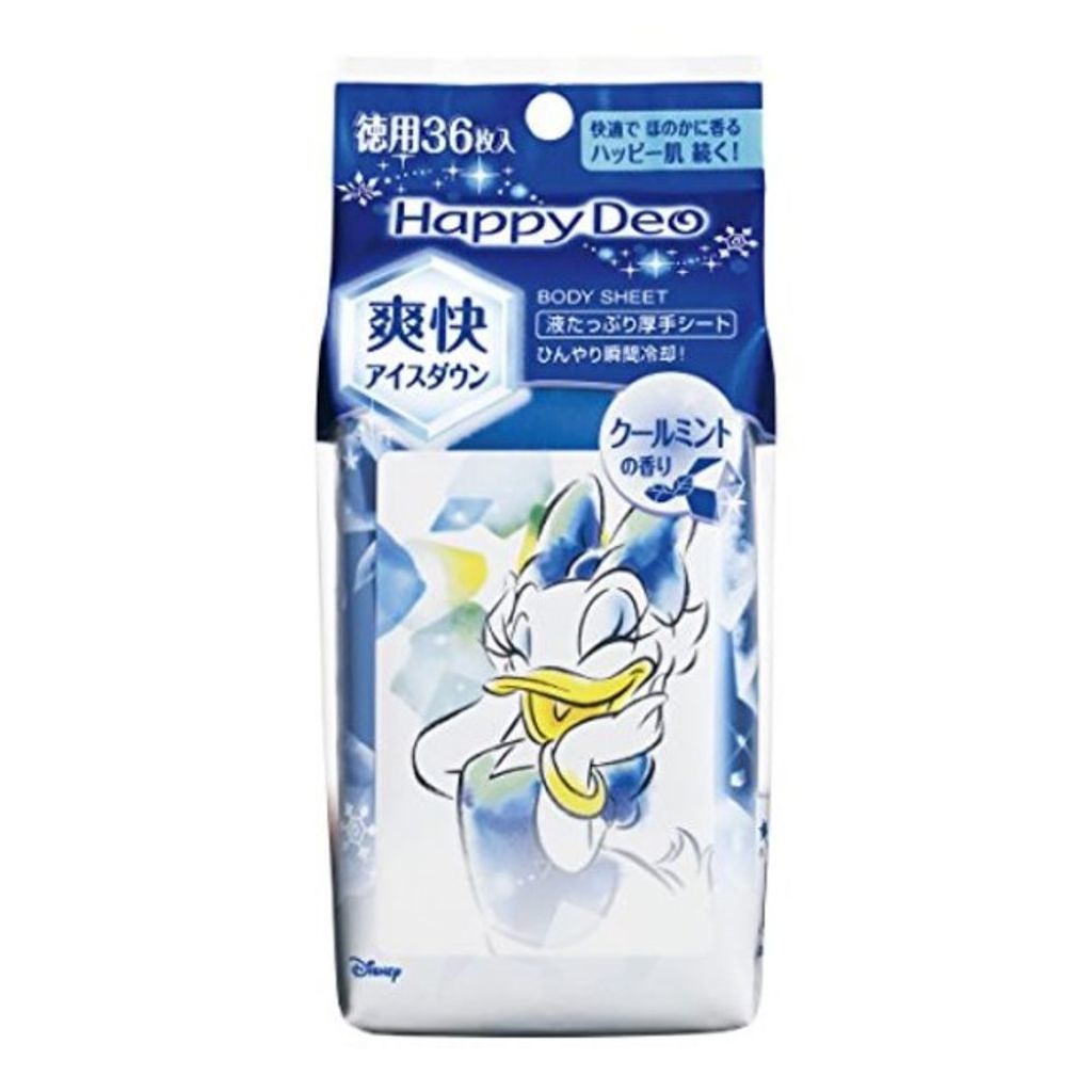 ハッピーデオ ボディシート アイスダウン クールミント マンダム