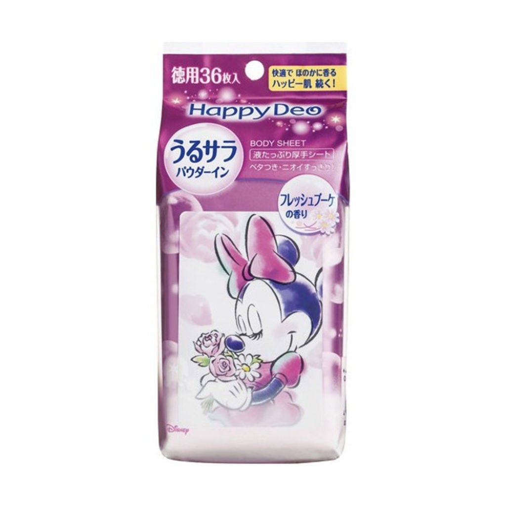 ハッピーデオ ボディシート うるサラ フレッシュブーケ マンダム