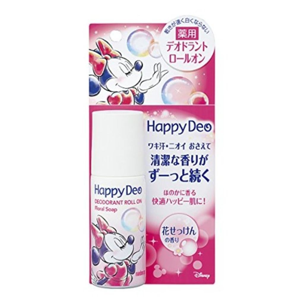 ハッピーデオ デオドラントロールオン 花せっけん / マンダム