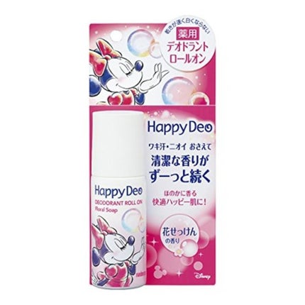 マンダム ハッピーデオ デオドラントロールオン 花せっけん