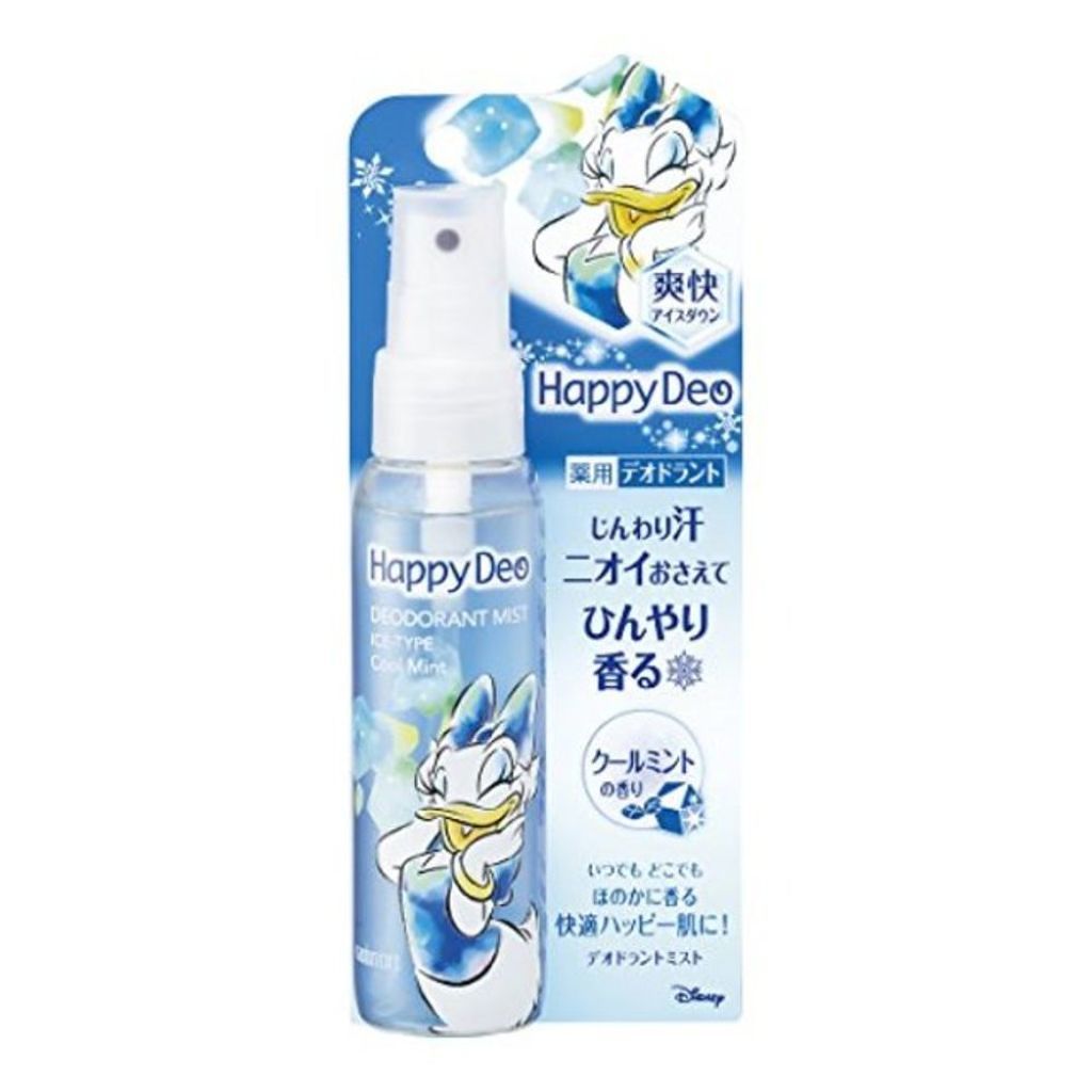 ハッピーデオ デオドラントミスト アイスダウン クールミント マンダム