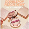 Doublepop Peach Dewy Cushion