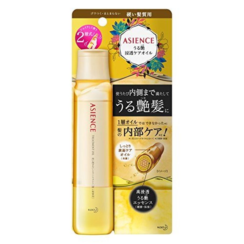 うる艶浸透ケアオイル 硬い髪質用 アジエンス