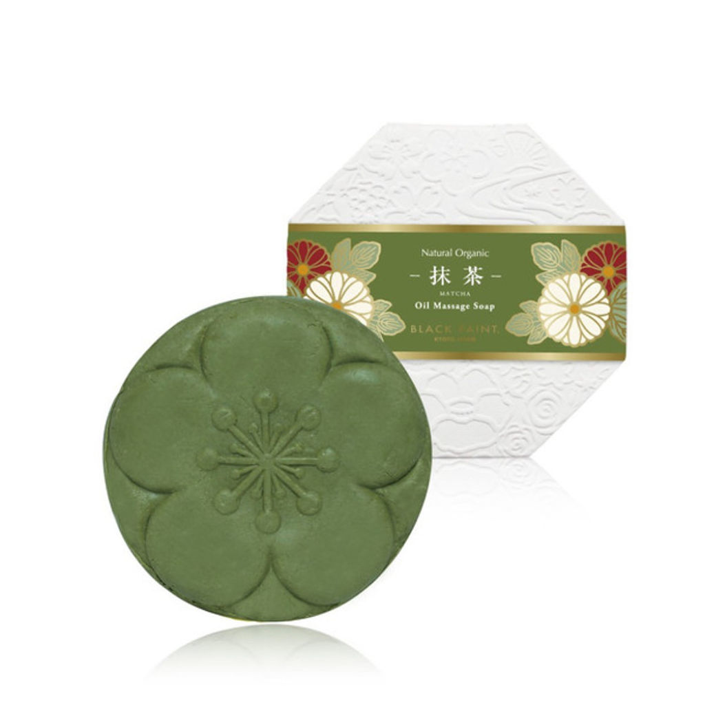 ブラックペイント こだわりの京都 お茶石鹸 抹茶