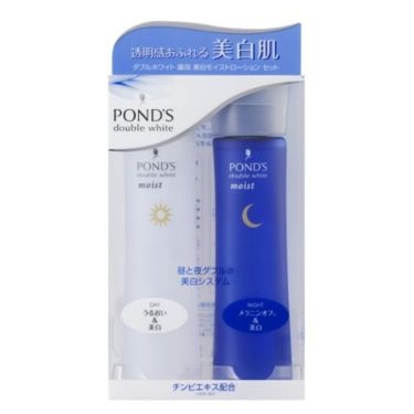 試してみた ダブルホワイト 薬用美白モイストローション セット Pond S Lips