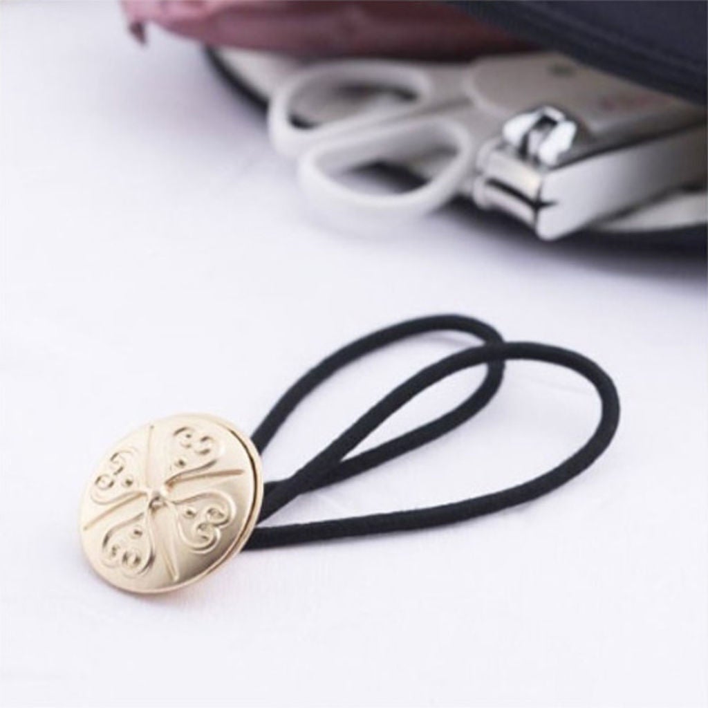 着せ替えコンチョ付ヘアゴム 貝印