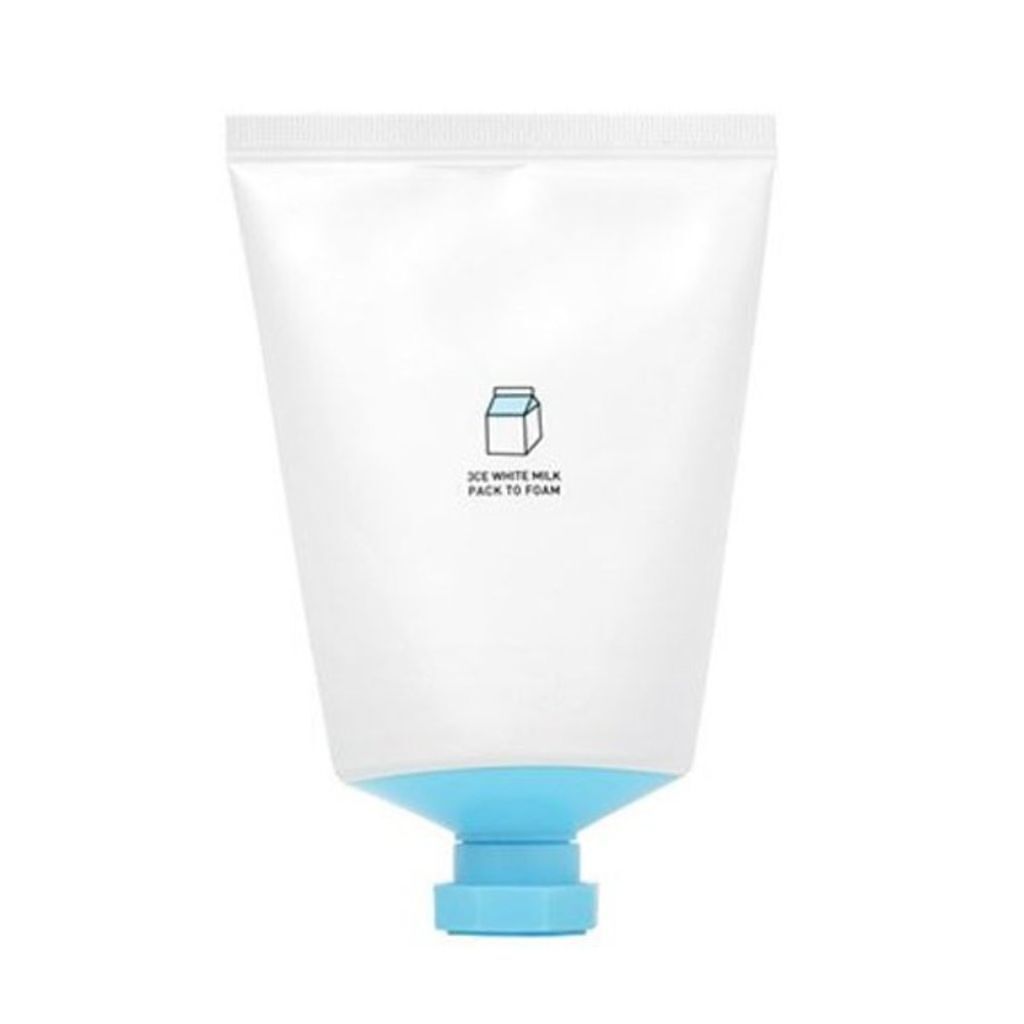 white milk pack to foam 3CE