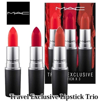 M・A・C TRAVEL EXCLUSIVE LIPSTICK ×3