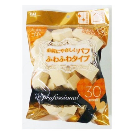 貝印 プロ用ファンデーションパフ ハウス型