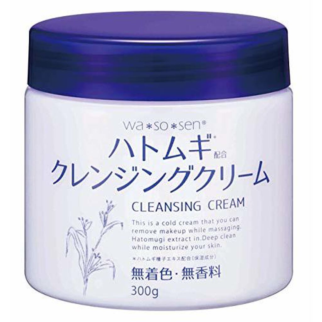ハトムギクレンジングクリーム wa*so*sen