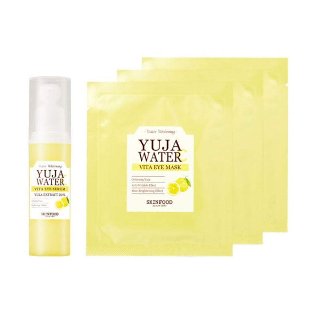ゆず ウォーターC ビタアイセラムセット SKINFOOD