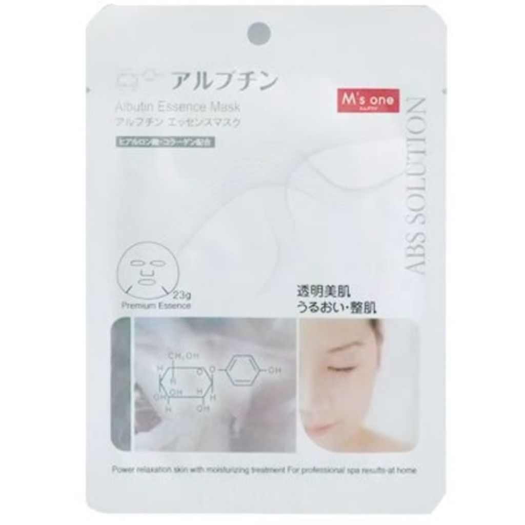 M's one エッセンスマスク アルブチン