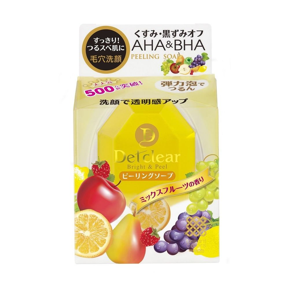 明色 DETクリア ブライト＆ピール  ピーリングソープ