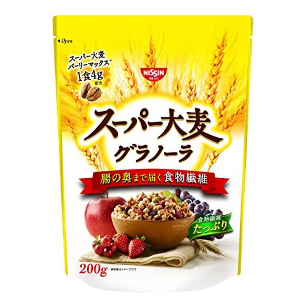 スーパー大麦 グラノーラ 日清シスコ