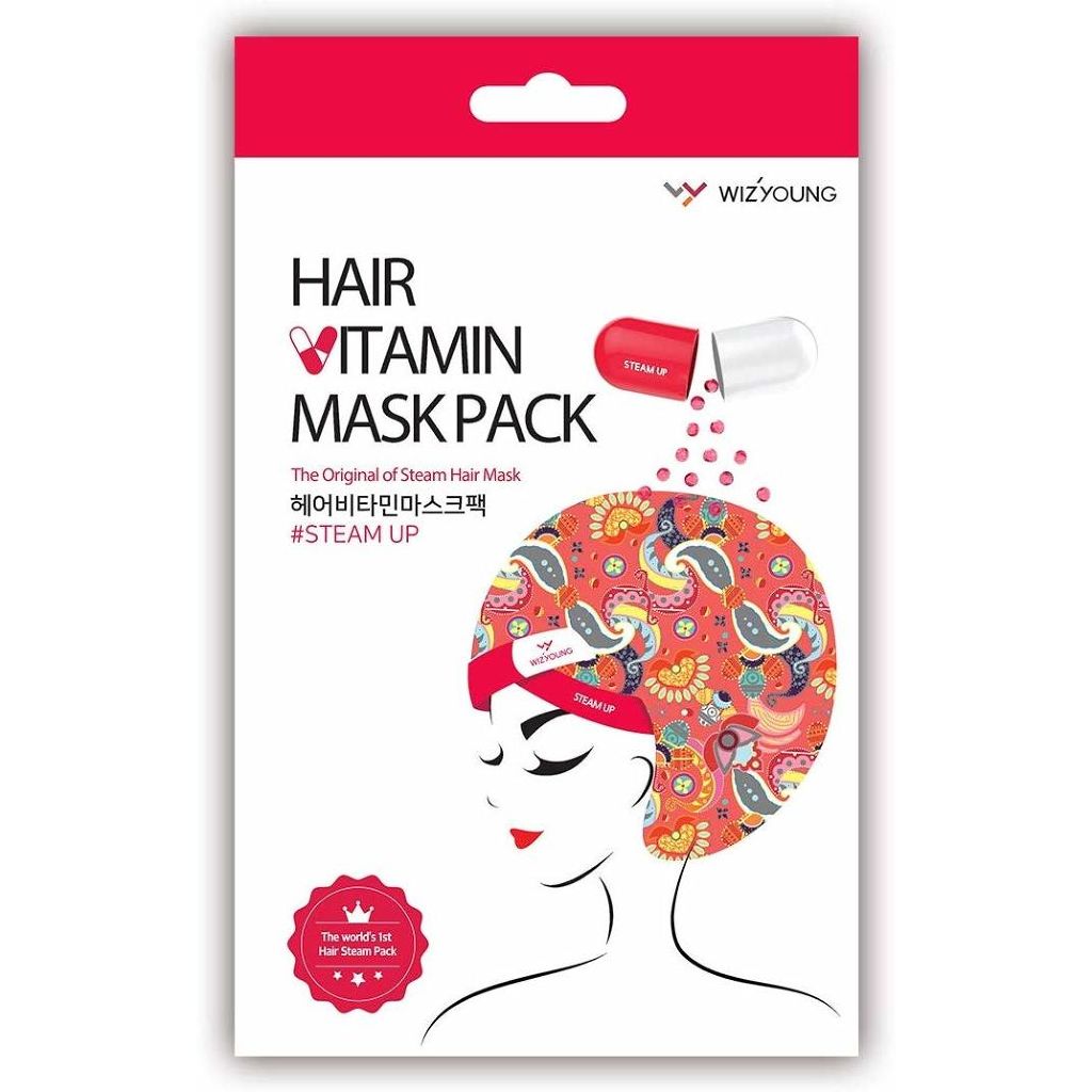 WIZYOUNG ヘアビタミンマスクパック スチームアップ