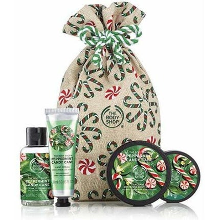 THE BODY SHOP ペパーミントキャンディケーン トレジャーバッグ