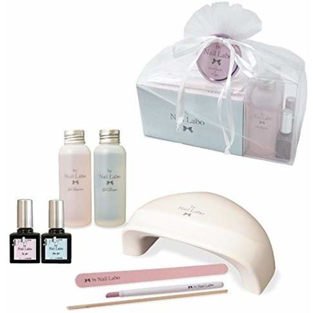 【新品・未使用】by Nail Labo ファーストキット(LEDライト付) 試してみた】ファーストキット LEDライト付 by Nail Laboの