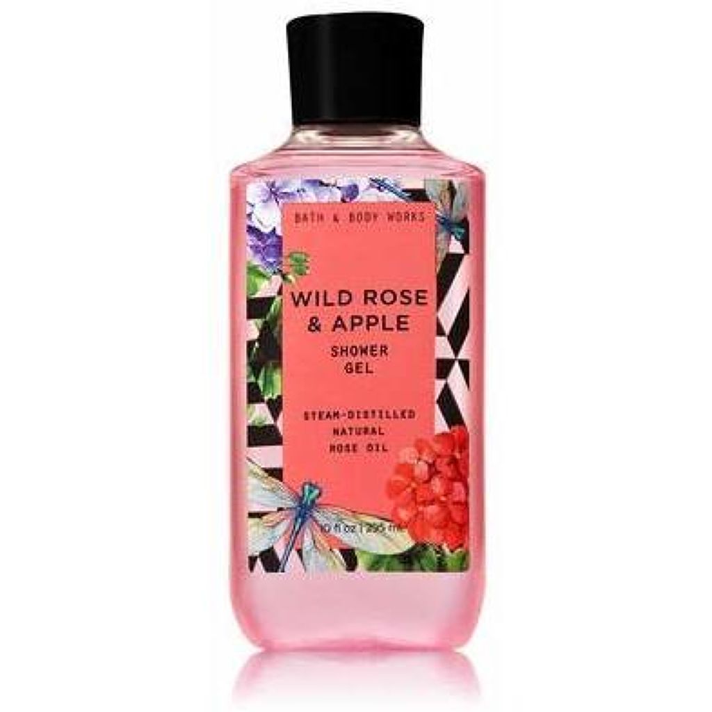 BATH&BODY WORKS SHOWER GEL／Wild Rose & Apple