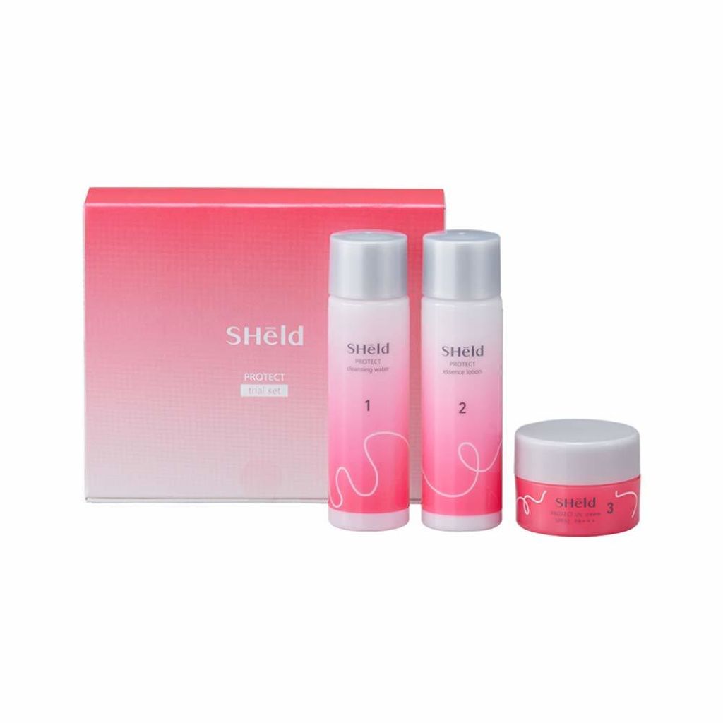 MOMOTANI SHeld プロテクト 洗顔＆化粧水＆ジェルクリーム トライアルセット