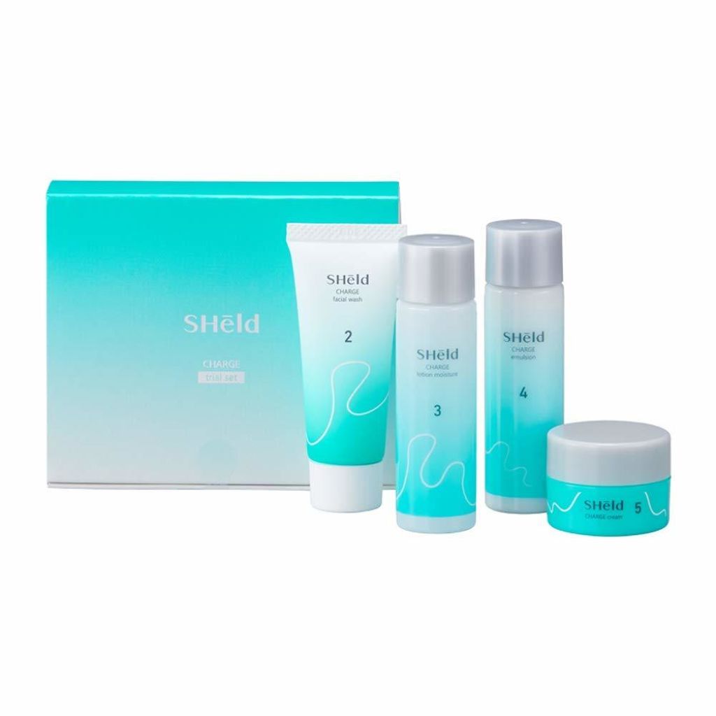 MOMOTANI SHeld チャージ 洗顔＆化粧水＆乳液＆クリーム トライアルセット