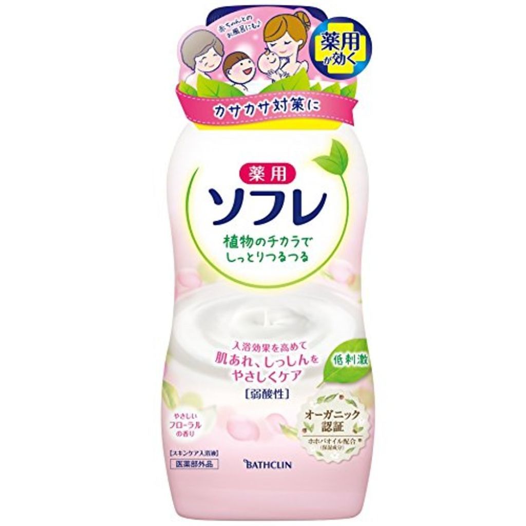 スキンケア入浴液 やさしいフローラルの香り 薬用ソフレ
